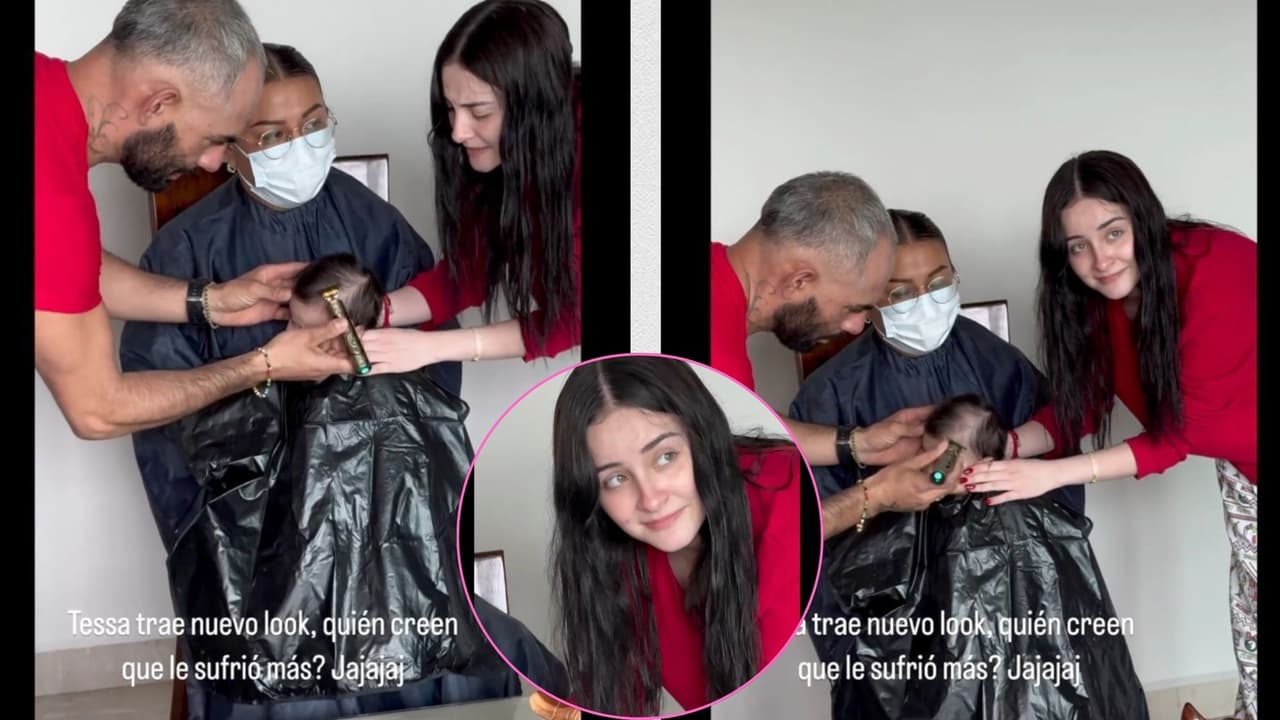 Paola Dalay, novia de José Eduardo Derbez, muestra en Instagram el cambio de look de su hija Tessa