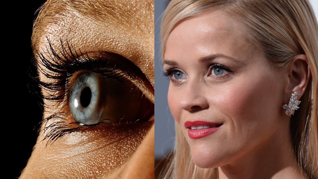 La ciencia explica por qué vemos los ojos de Reese Witherspoon de color azul.