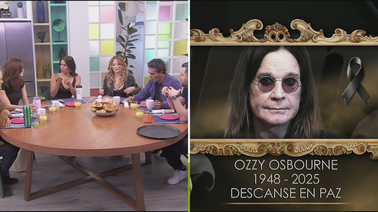 Conductores de 'Hoy' lamentan la muerte de Ozzy Osbourne.