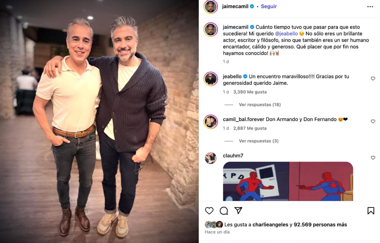 Jorge Enrique Abello y Jaime Camil.