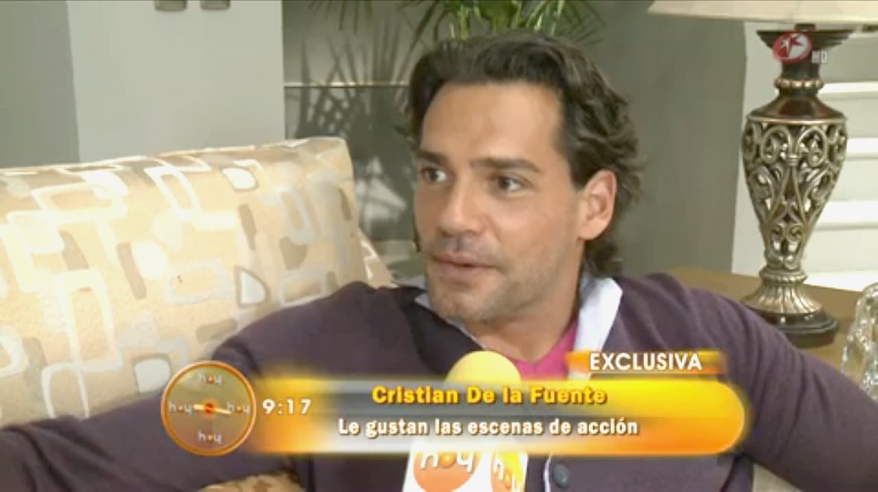 A Cristian de la Fuente le gustan las escenas de acción