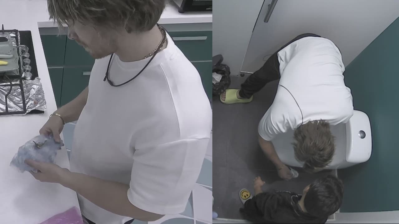 Aldo y Abelito utilizan la crema de avellana para hacer una broma en La Casa de los Famosos México 2025