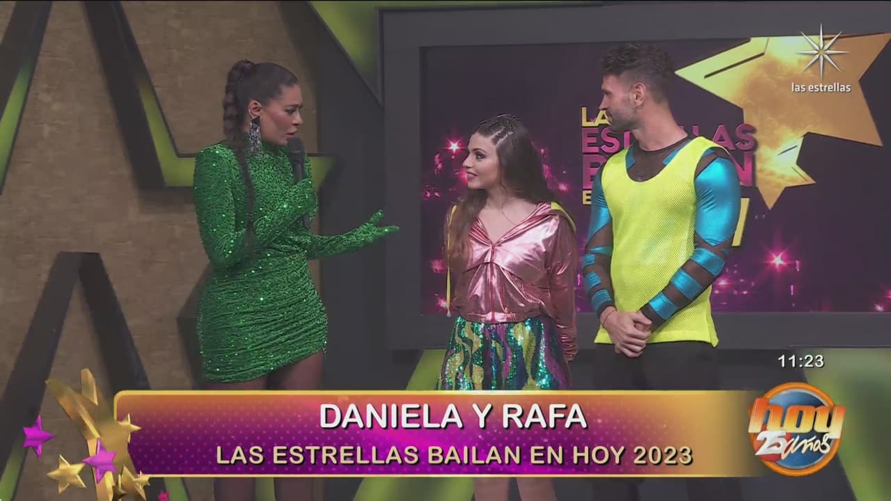 Así fue el debut de Daniela, hija de Héctor Parra, en el programa 'Hoy'.
