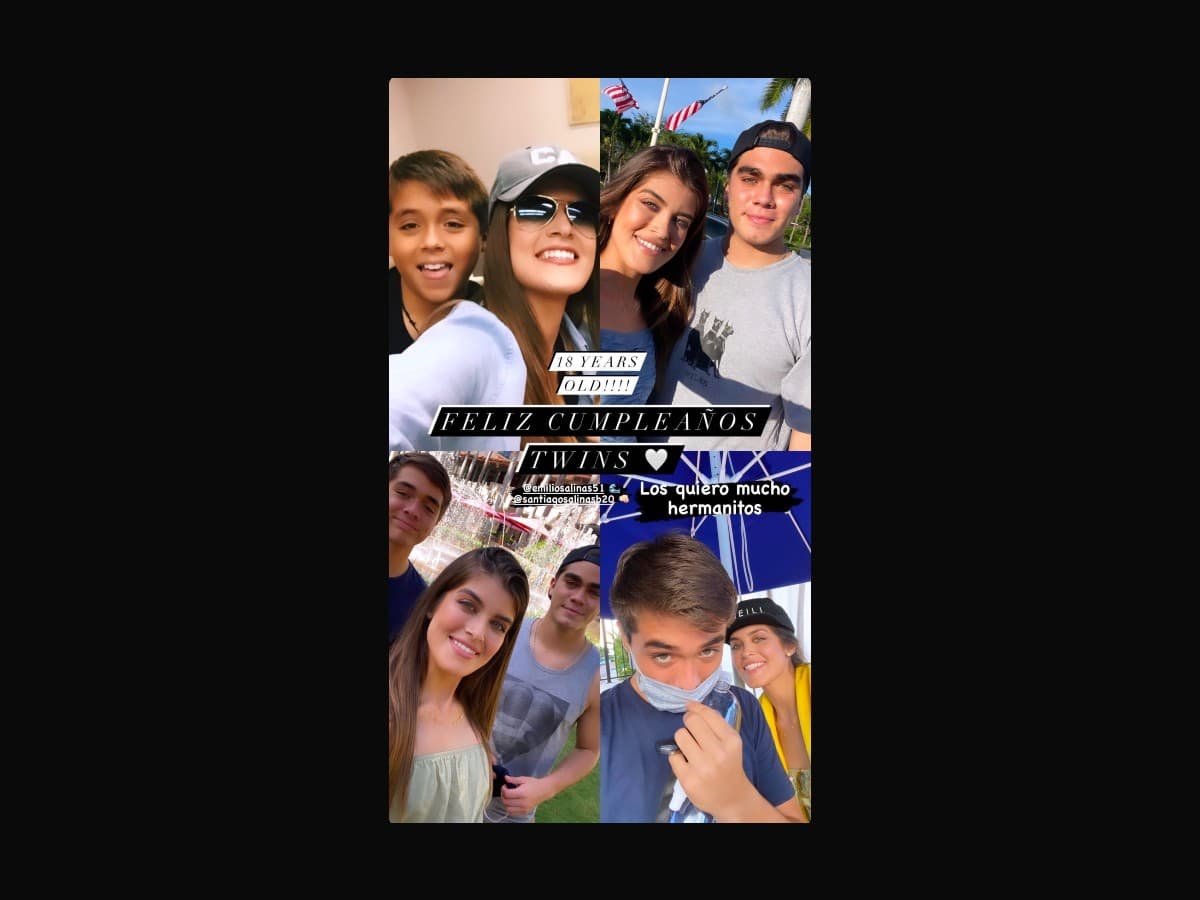 Así lucen Emilio y Santiago, hijos de Jorge Salinas, a sus 18 años