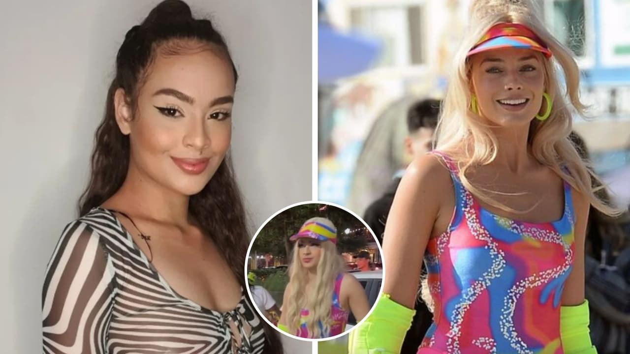 "Tenemos ganadora": Chica va con look de Barbie patinadora al cine y luce asombrosa