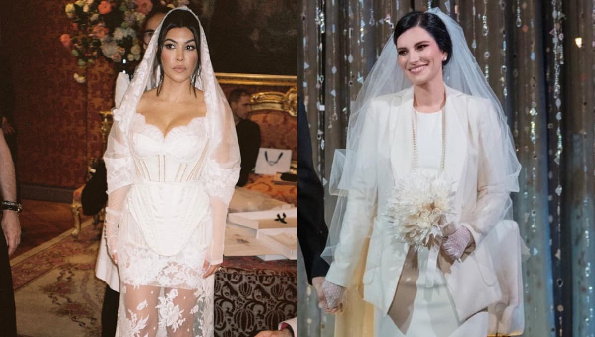 7 vestidos de novia originales y hermosos de las famosas