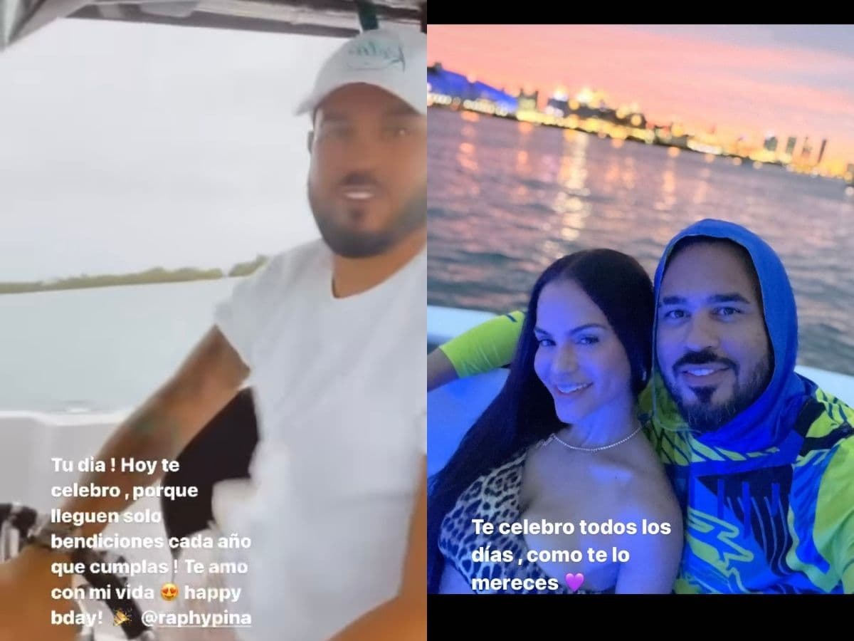 La cantante celebró a distancia el cumpleaños del padre de su hija Vida Isabelle.