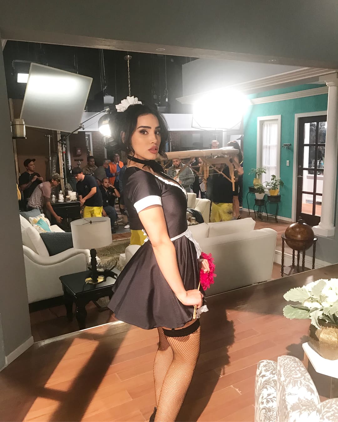 Susana interpreta a la versión sexy de ‘Ifigenia’, la sirvienta, en la serie ‘Simón Dice’