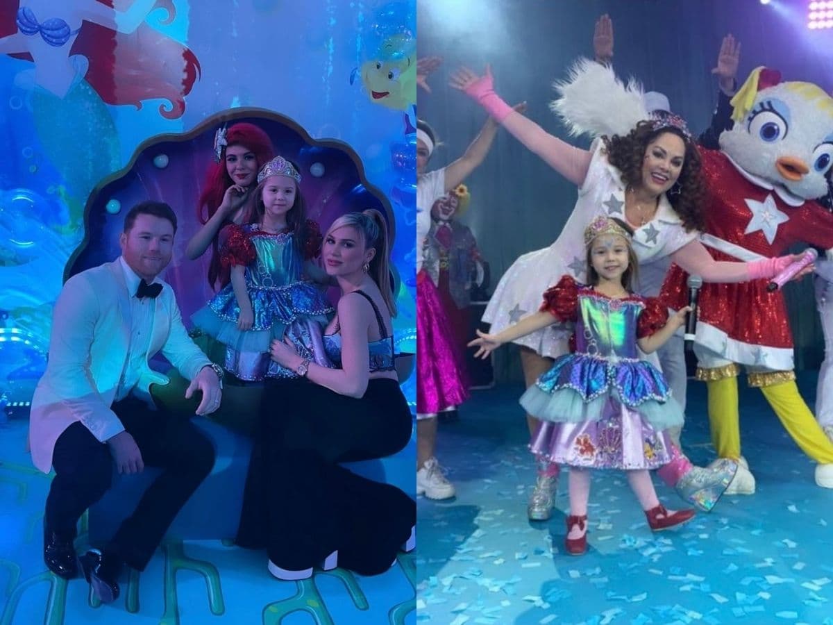 Canelo Álvarez celebra el cumpleaños de su hija con impresionante fiesta: de ‘La Sirenita’ hasta Tatiana