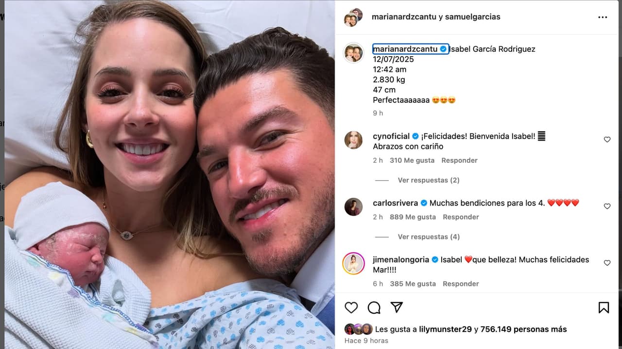 Nace Isabel, hija de Mariana Rodríguez y Samuel García.