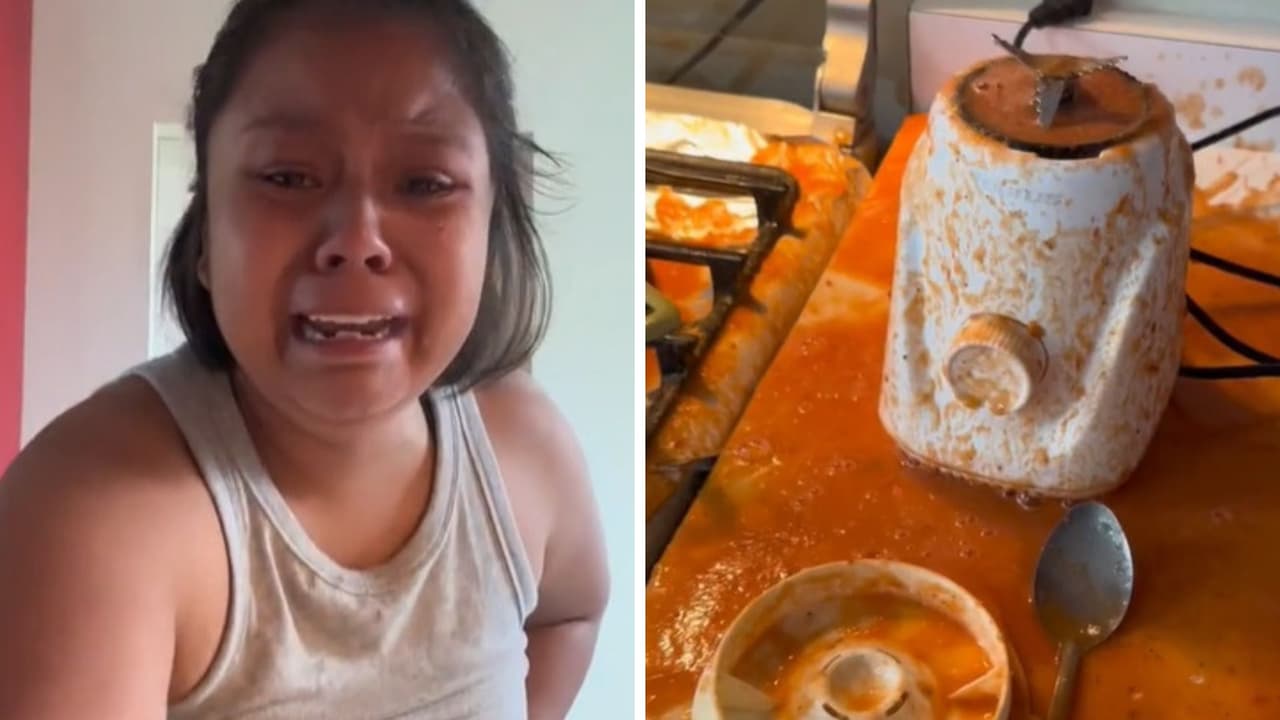 Mujer llora de la desesperación por ser ama de casa y tener un mal día: "Estoy harta"