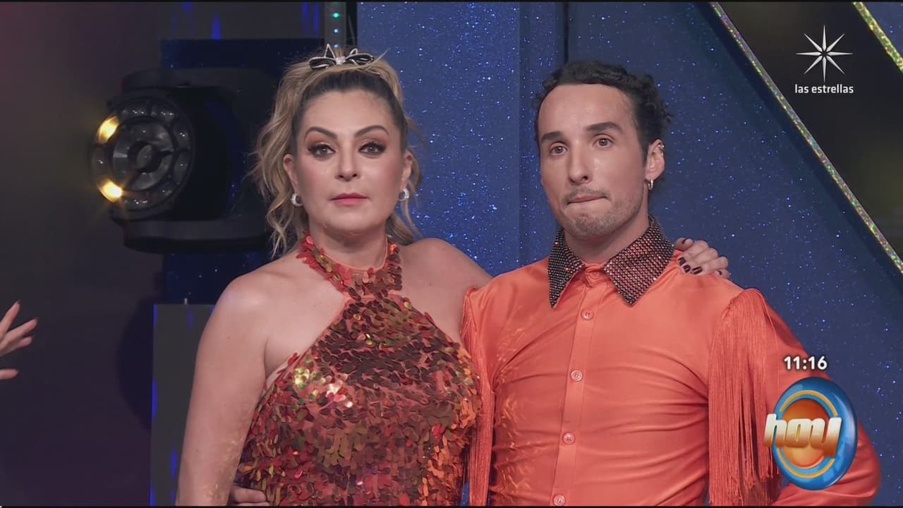 Jorge Anzaldo y Mariana Ochoa en 'Las Estrellas Bailan en Hoy'