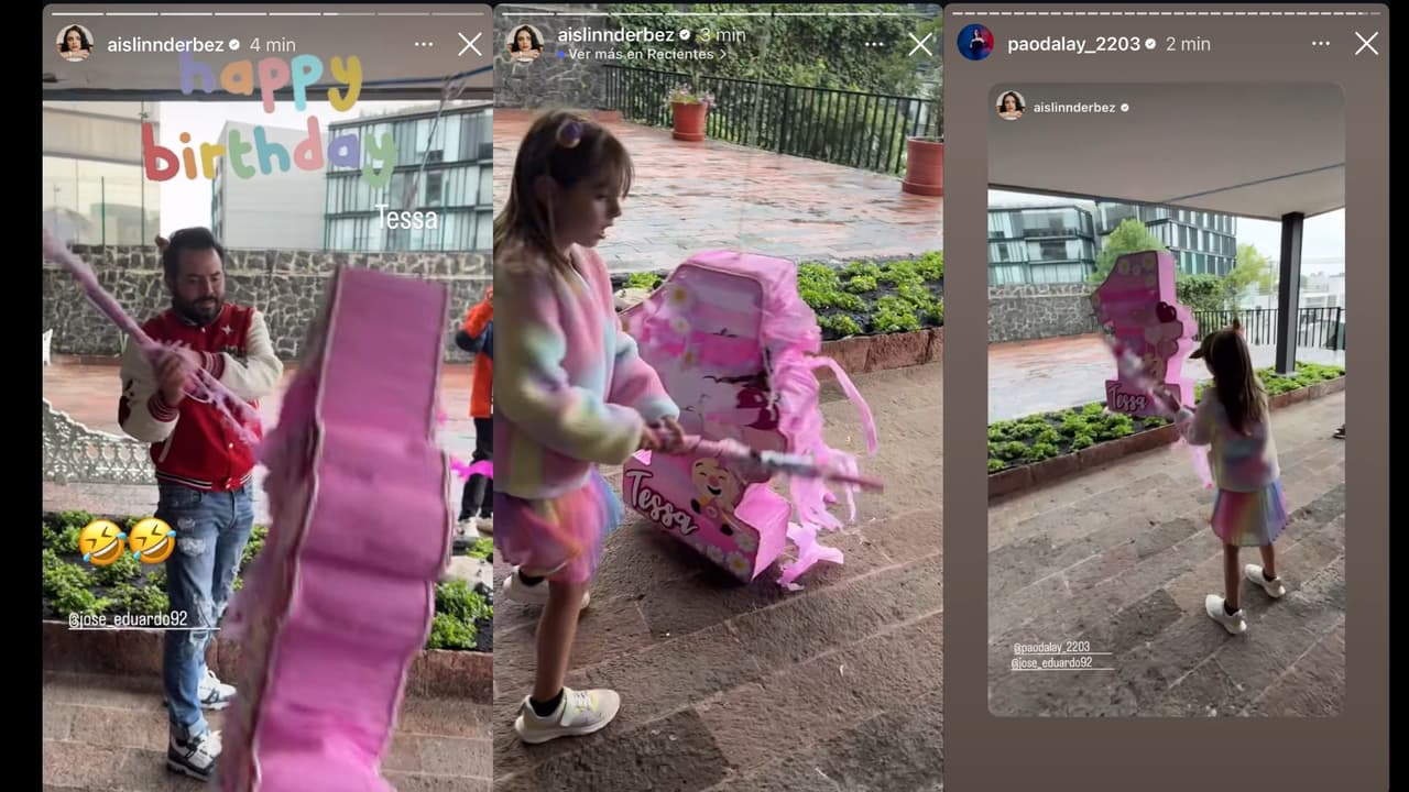 Paola Dalay y José Eduardo Derbez celebran el primer cumpleaños de Tessa