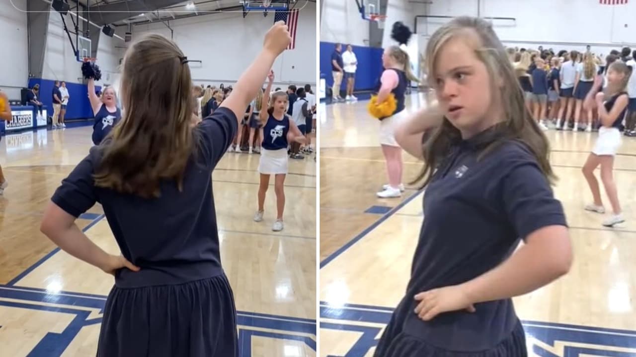Excluyen a joven con Síndrome de Down del equipo de porristas: sorprende a TikTok con su baile