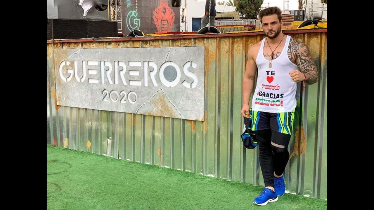 Nicola Porcella fue parte del equipo de 'Los leones' en 'Guerreros 2020'