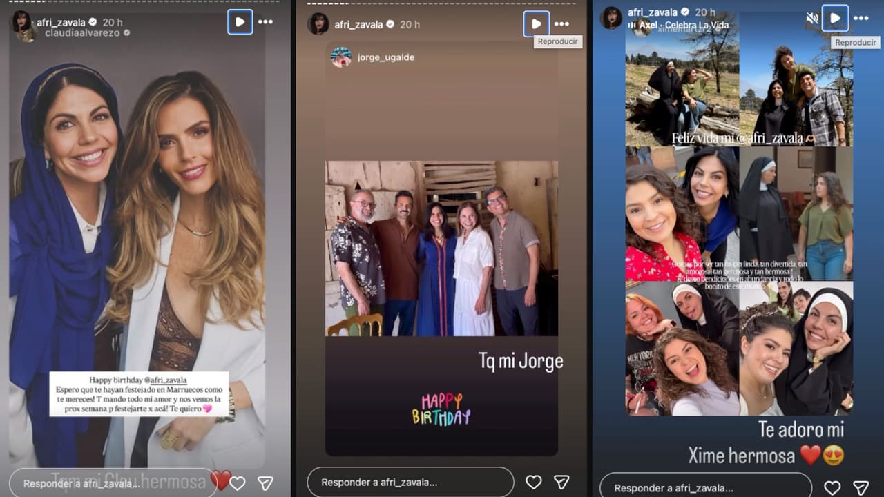África Zavala celebra su cumpleaños desde Marruecos en las grabaciones de la nueva telenovela de Rosy Ocampo