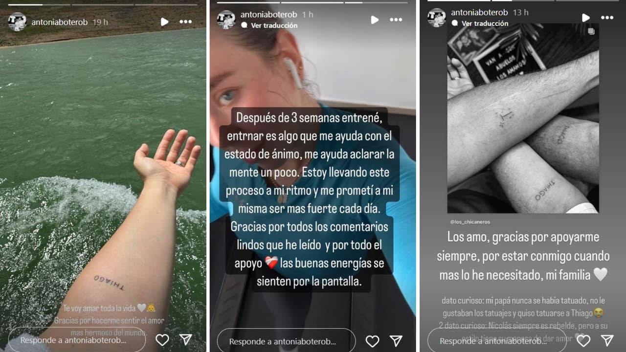 Antonia reaparece tras pérdida de su bebé.