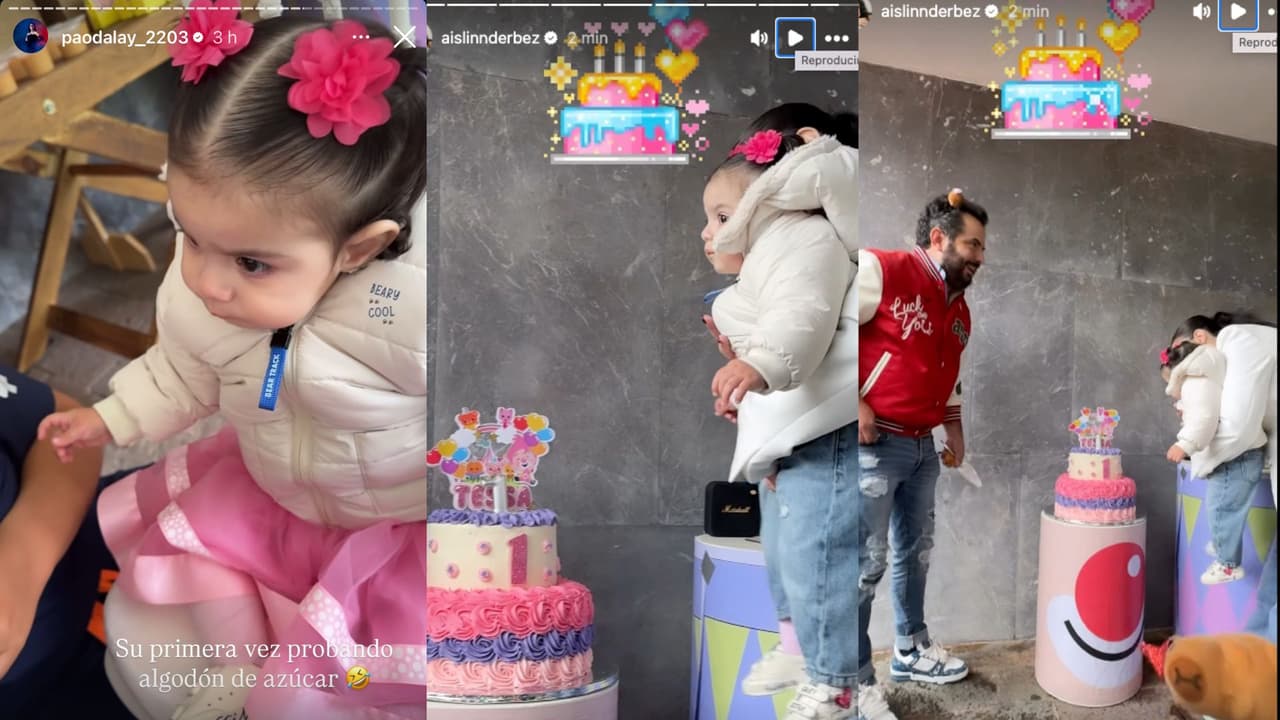 Tessa, la hija de José Eduardo Derbez y Paola Dalay, cumplió 1 año este 30 de junio de 2025