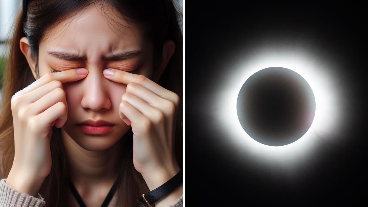 Eclipse solar: ¿Por qué a algunas personas les duelen los ojos luego de verlo?