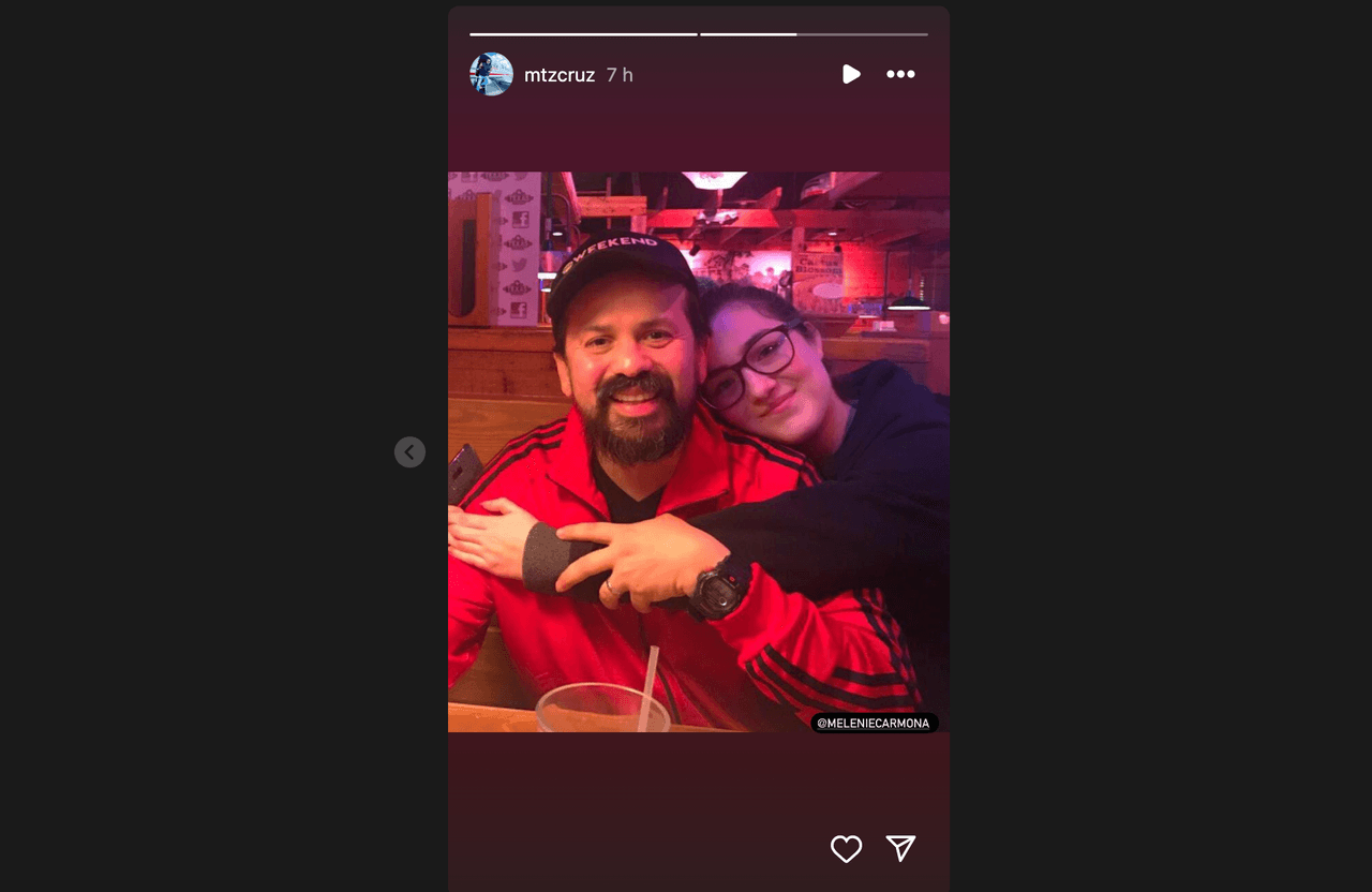 Cruz Martínez reaparece junto a hija de Alicia Villarreal y Cruz Martínez