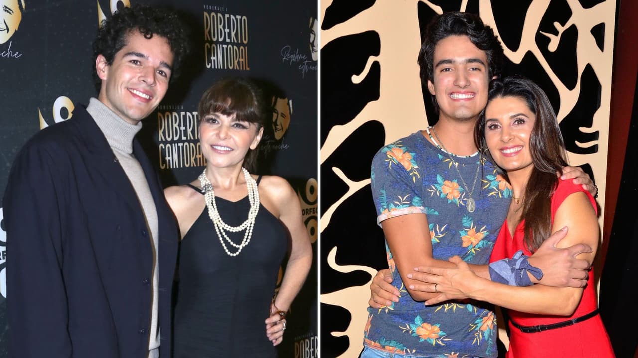 Itatí Cantoral reacciona al debut de su hijo en las telenovelas al lado del hijo de Mayrín Villanueva: "Se criaron como hermanos"