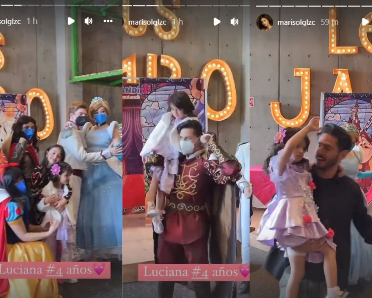 Así fue la fiesta de Luciana, hija de Marisol González.