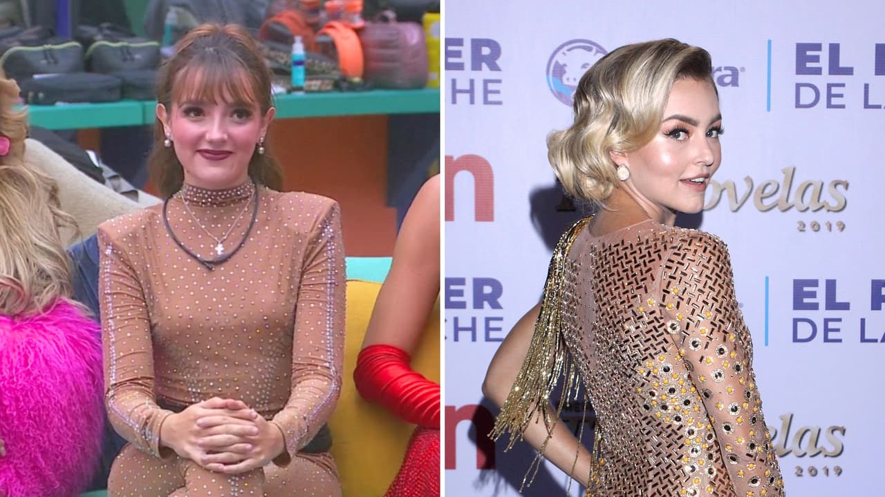 ¡Igual que Angelique Boyer! Fans señalan que Elaine Haro se puso al revés su ropa