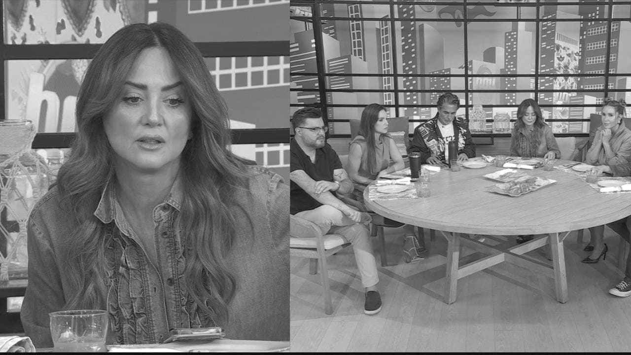 Hoy anuncia repentina muerte; Andrea Legarreta queda al borde de las lágrimas y afirma: “Qué pena”