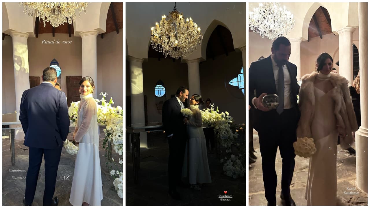 El ritual de votos de Ana Brenda y Zacarpias Melhem