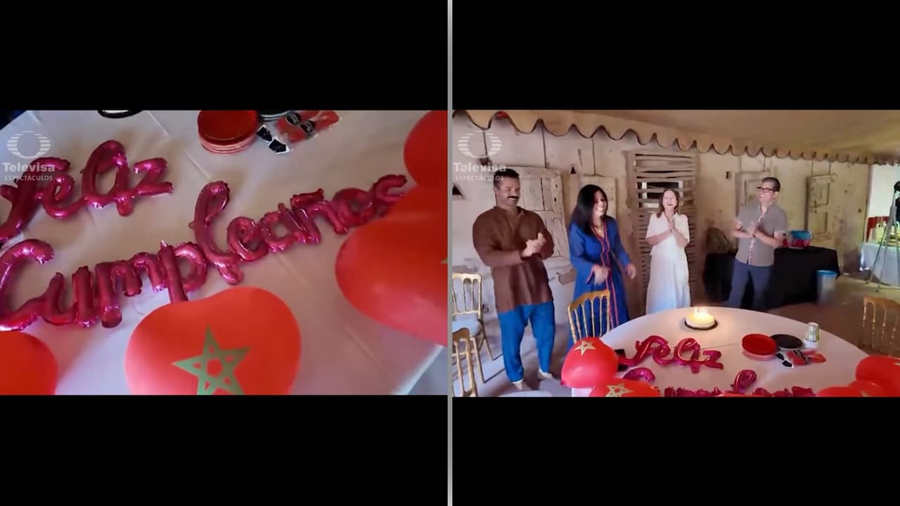 África Zavala celebra su cumpleaños desde Marruecos en las grabaciones de la nueva telenovela de Rosy Ocampo
