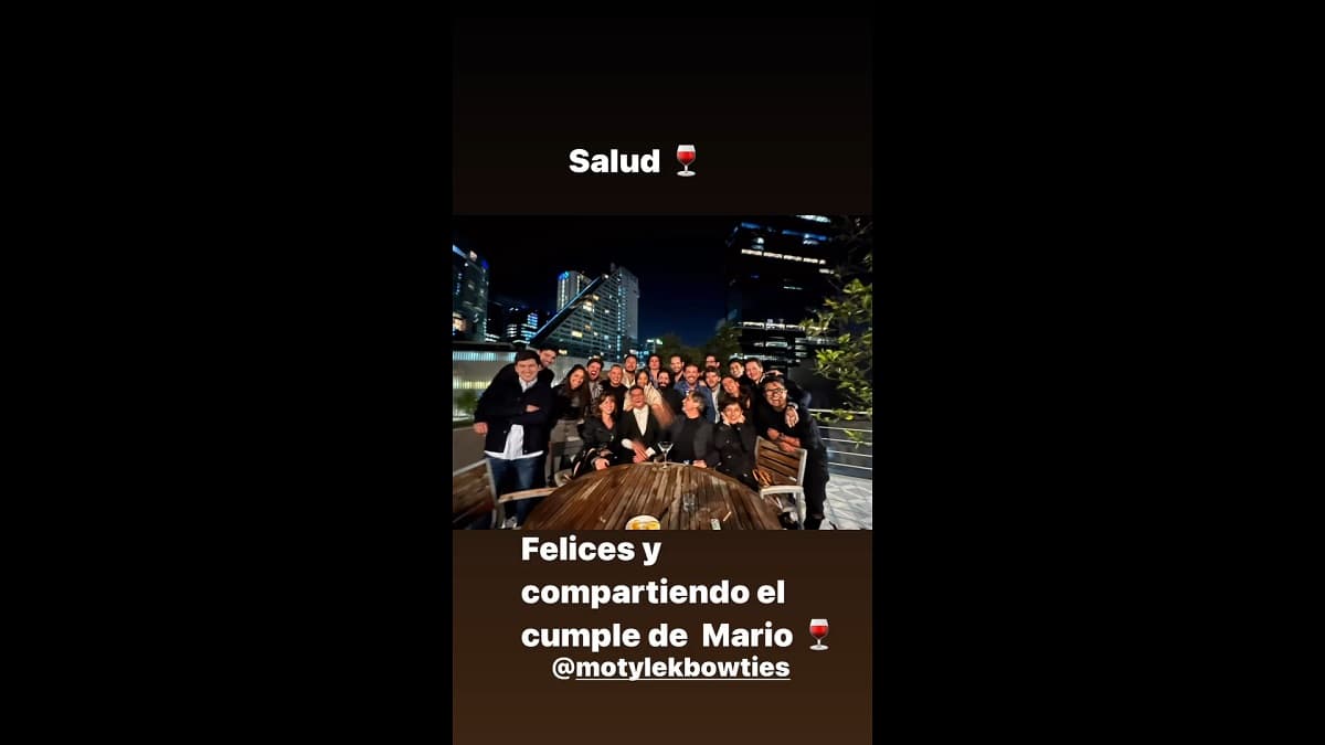 El viudo de Christian Bach publicó las fotos en Instagram