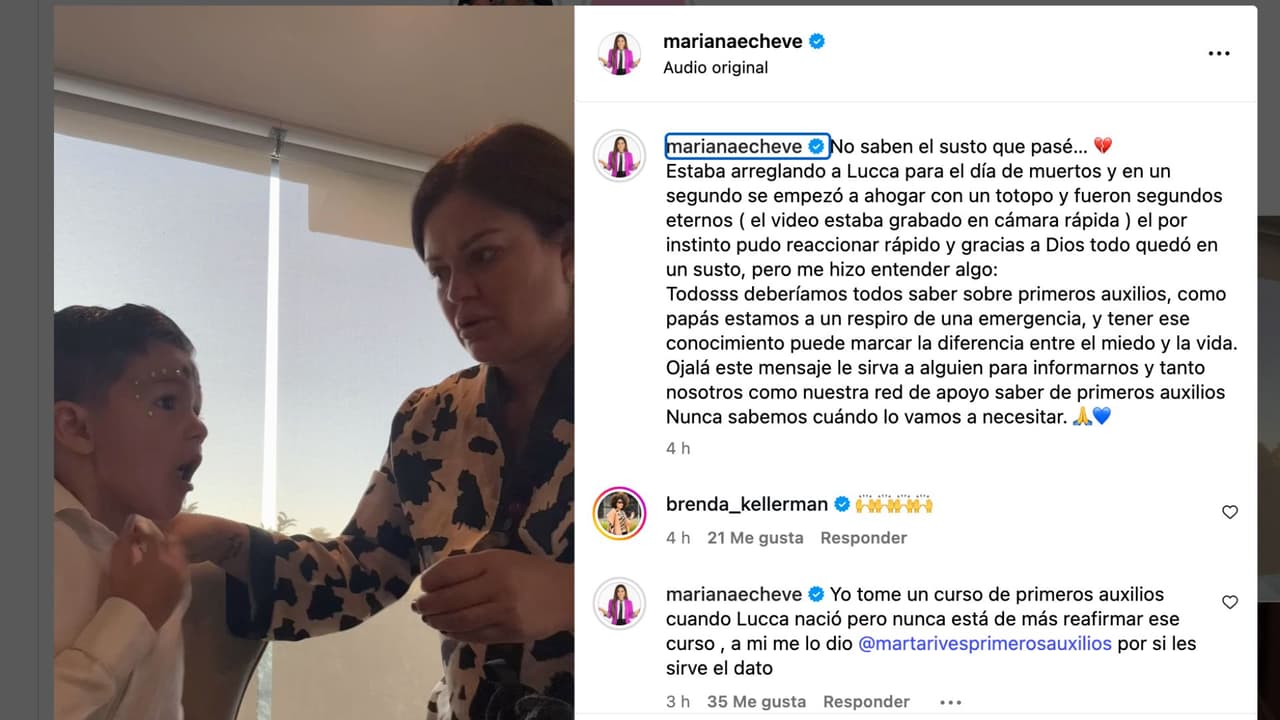 Mariana Echeverría revela momentos de angustia con su hijo Lucca.