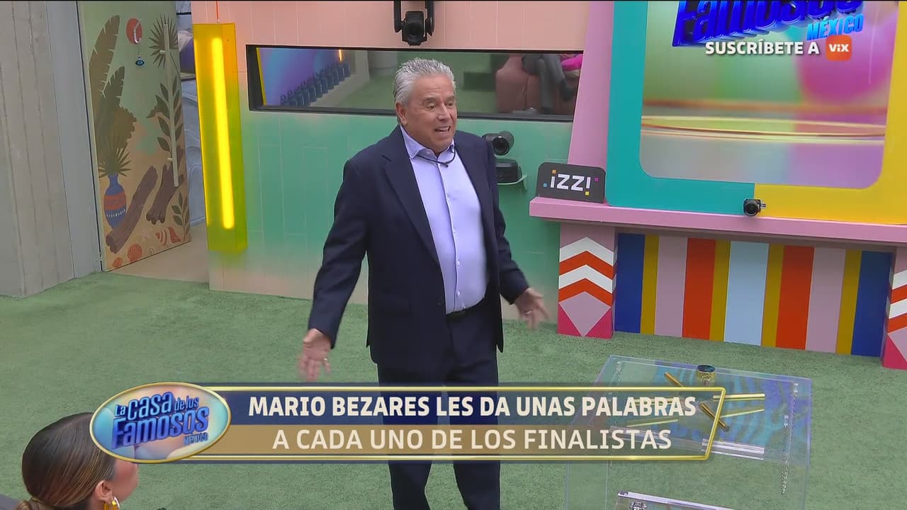 Mario Bezares visita a los finalistas minutos antes de revelarse al sexto lugar y les asegura: 'Les va a cambiar la vida'