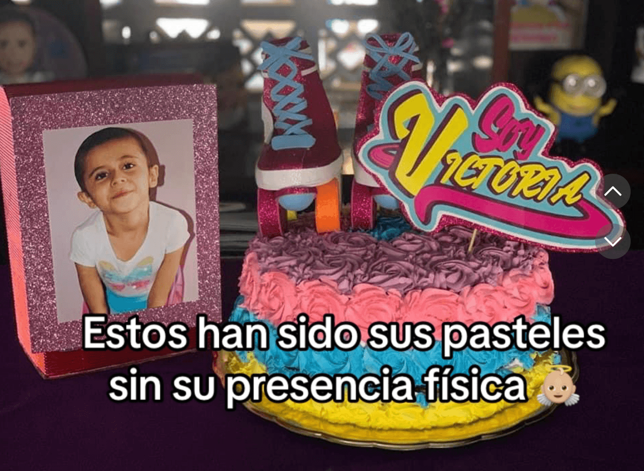Cumpleaños Victoria, historia viral