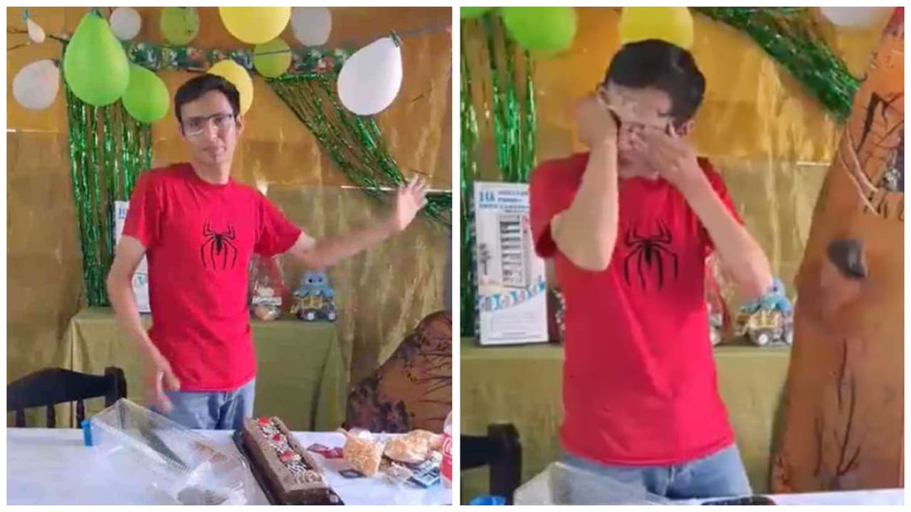 Papá organiza fiesta de cumpleaños a su hijo pero la mamá no lo deja ir: video causa polémica