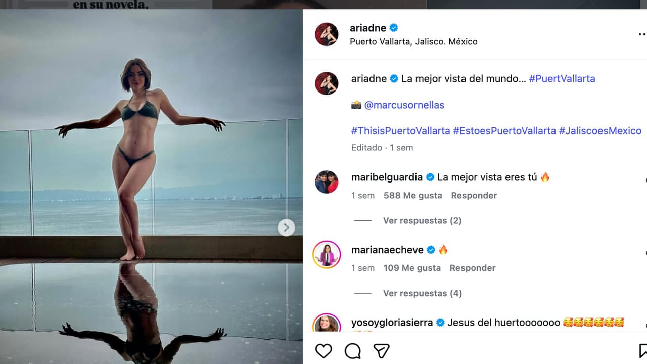 Ariadne Díaz roba suspiros en redes sociales.