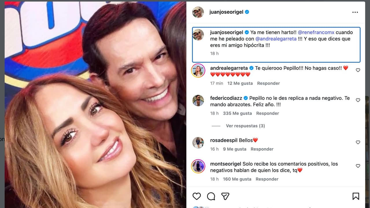 Pepillo estalla ante rumores de pelea con Andrea Legarreta.