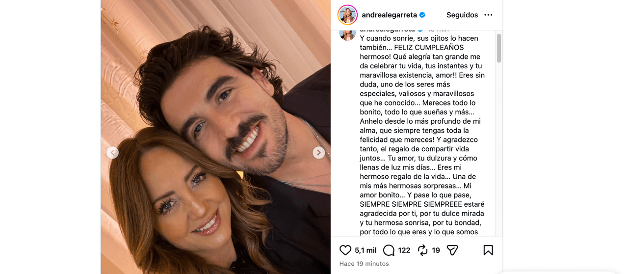 Andrea Legarreta interrumpe Hoy para hacer anuncio sobre su novio; impacta al publicar inesperadas fotos juntos