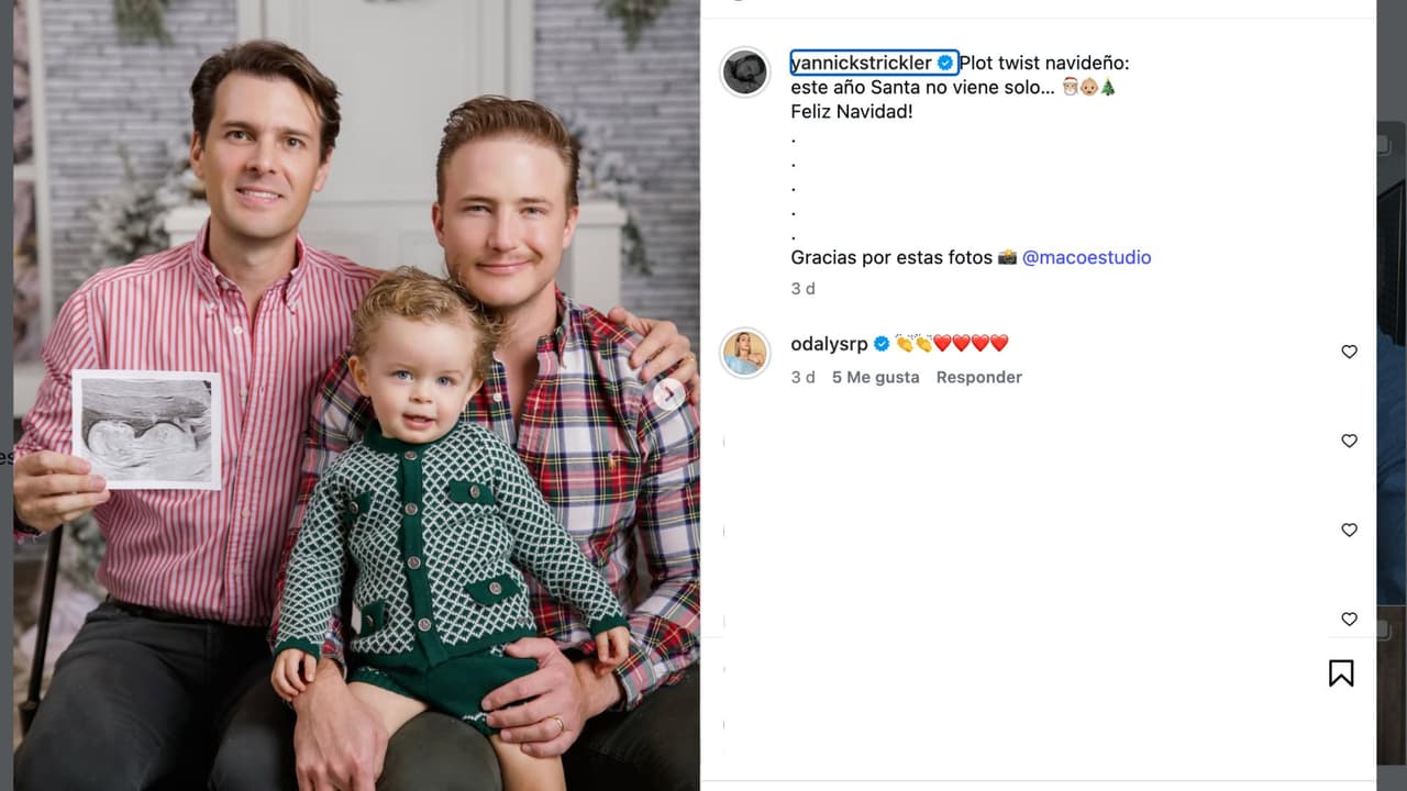 Yannick Strickler anuncia la próxima llegada de un nuevo integrante a su familia.