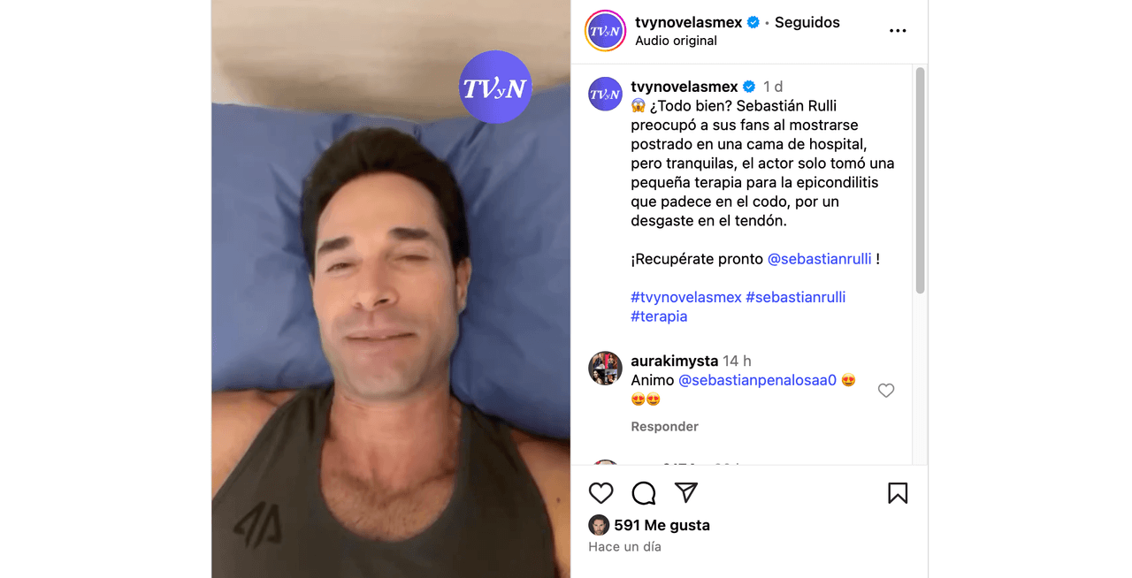 ¿Hospitalizan a Sebastián Rulli? Este video desata la noticia; esto se sabe