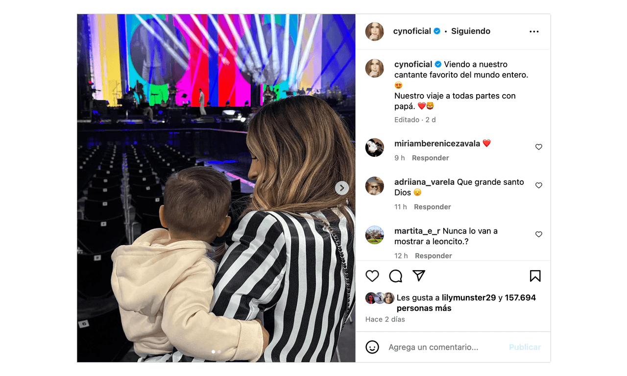 Así de grande luce León, hijo de Carlos Rivera y Cynthia Rodríguez