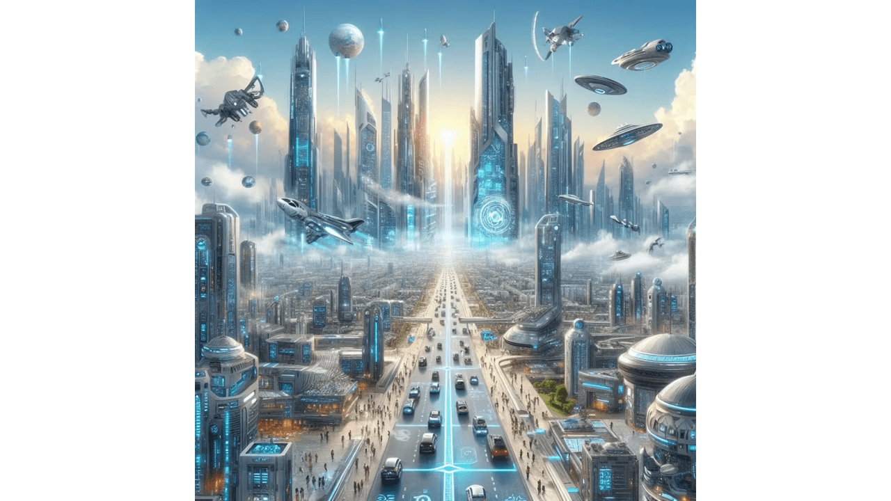 Así sería el futuro de la humanidad en mil años, según la IA.