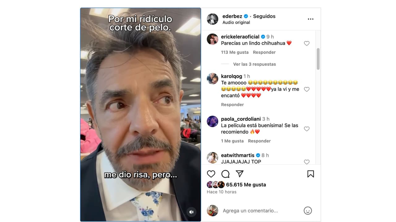 Eugenio Derbez revela que lo detuvieron en el aeropuerto.