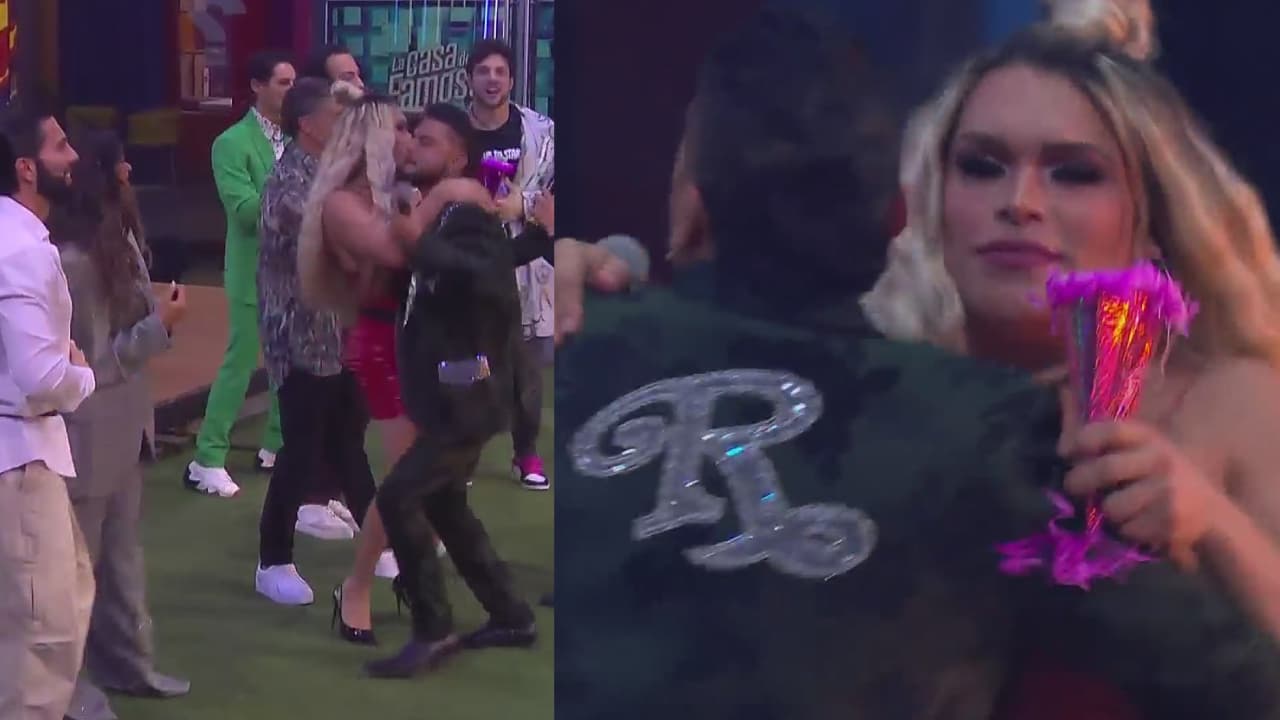 Wendy no perdió la oportunidad y bailó con todos