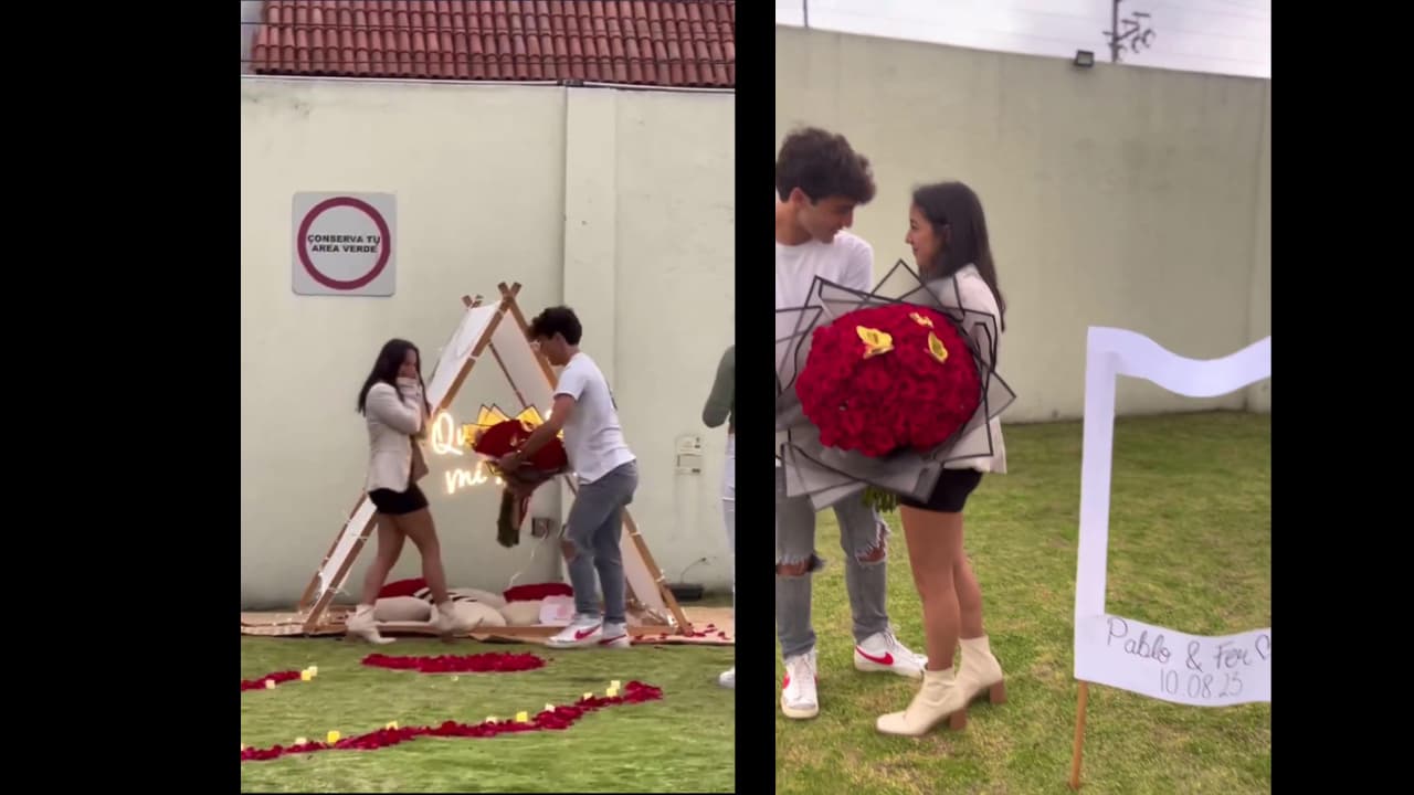 Pablo mostró la romántica sorpresa que preparó para su novia