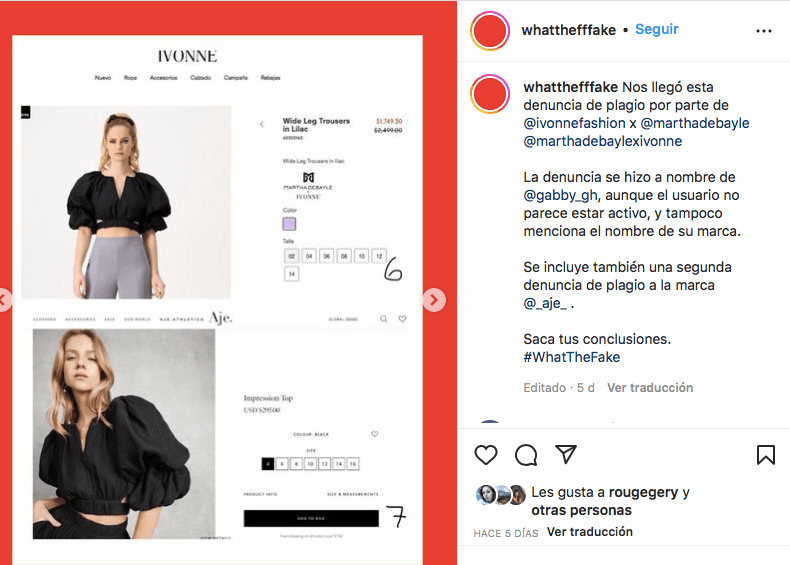 Señalan a Martha Debayle de plagiar diseño para su marca de ropa