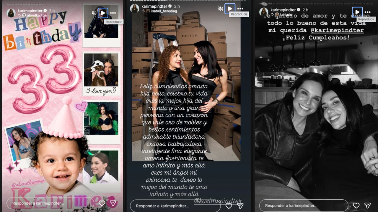Karime Pindter recibe emotivas felicitaciones de cumpleaños en redes sociales