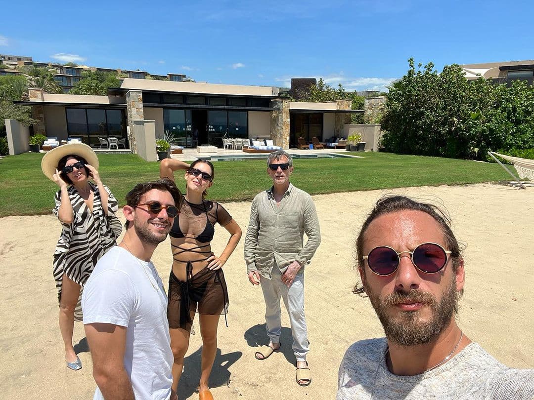 Emiliano y Sebastián Zurita dejaron ver la gran relación que tienen con la atriz