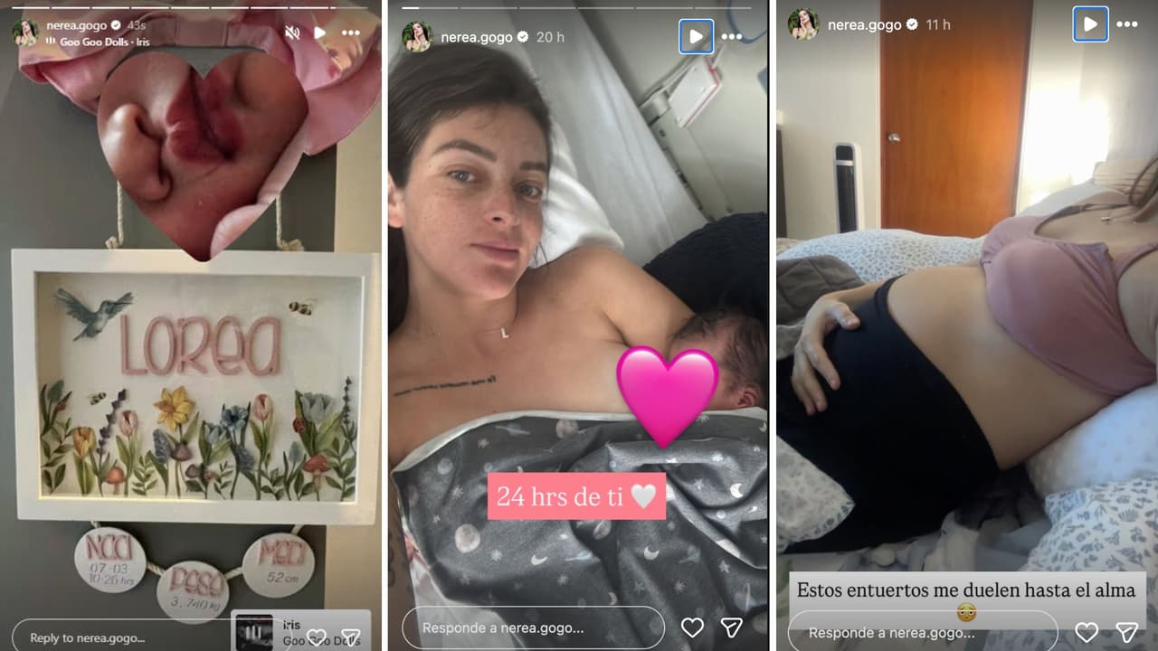 Nerea anuncia el nacimiento de su hija.