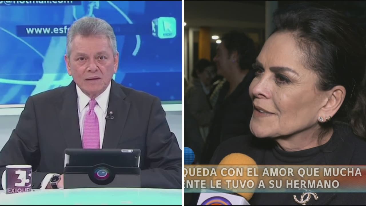 Mara Patricia Castañeda reacciona conmovida tras la muerte de su hermano, el también periodista Juan Francisco Castañeda.